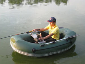 琼海充气皮划艇钓鱼